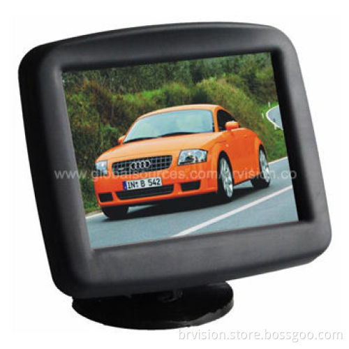 3.5" Rearview System with Digital Monitor, 450cdm Brightness, Built-in Wireless Receiver Module